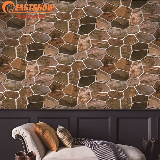 Zilan 106width Factory Classic PVC Vinyl Wallcovering Non-Woven Wallpaper for Home and Hotel Decor Project
