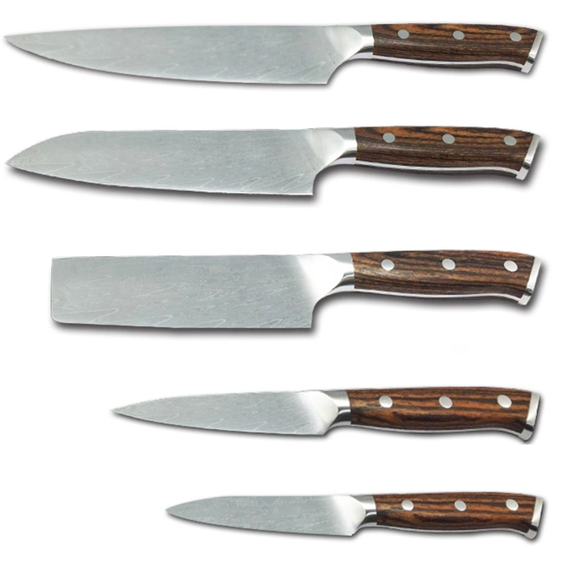 Professional Kitchen Knife 7" Damascus Steel Chopping Knife (KSK660)